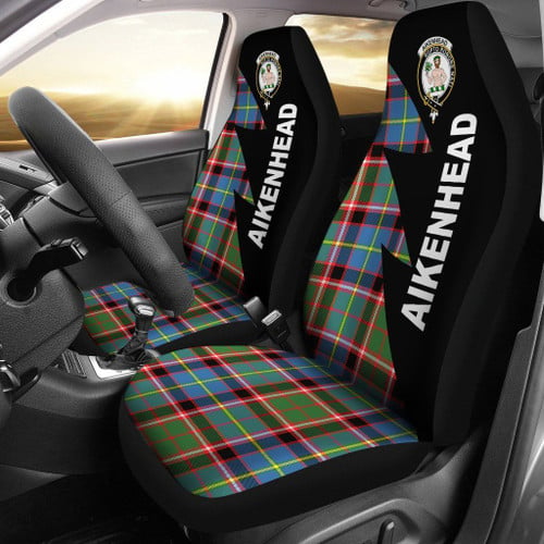 Aikenhead Clans Tartan Car Seat Covers - Flash Style - BN
