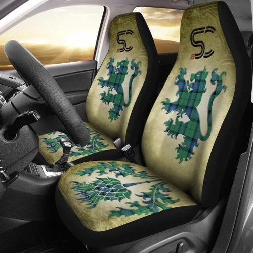 Armstrong Ancient Tartan Car Seat Cover Lion and Thistle Special Style TH8