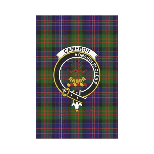 Cameron Tartan Flag Clan Badge K7
