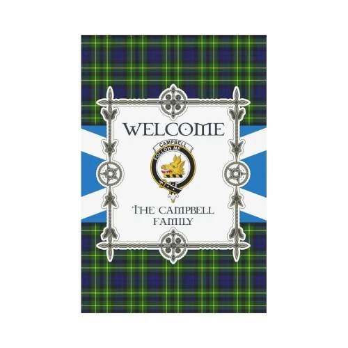 Campbell Tartan Garden Flag - New Version K7