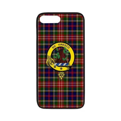 Christie Tartan Clan Badge Rubber Phone Case TH8