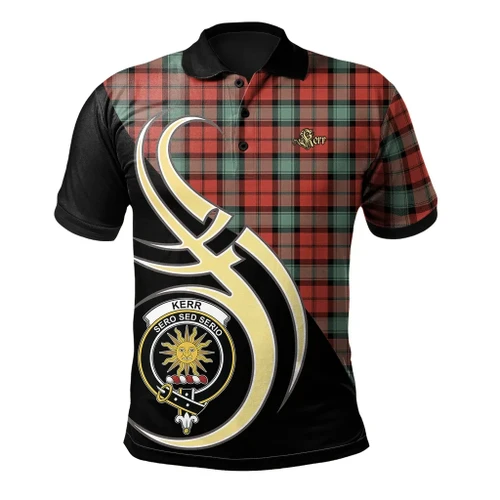 Kerr Ancient Clan Believe In Me Polo Shirt K23