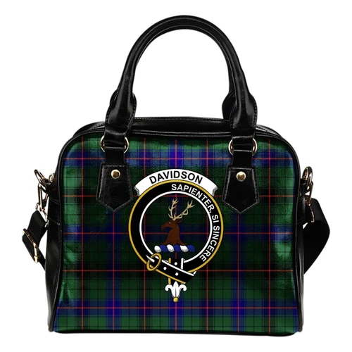 Davidson Modern Tartan Clan Shoulder Handbag A9