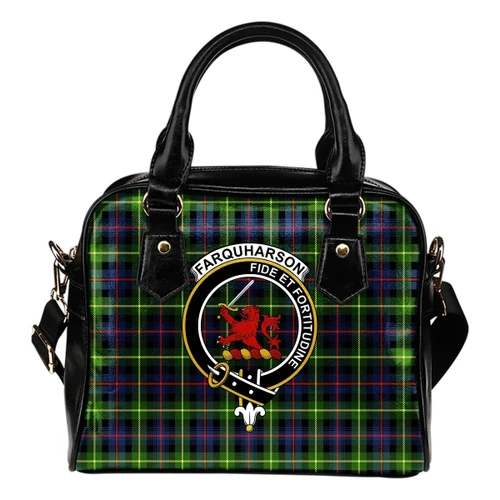 Farquharson Modern Tartan Clan Shoulder Handbag A9