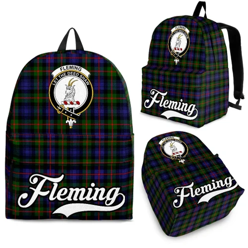 Fleming Tartan Clan Backpack A9