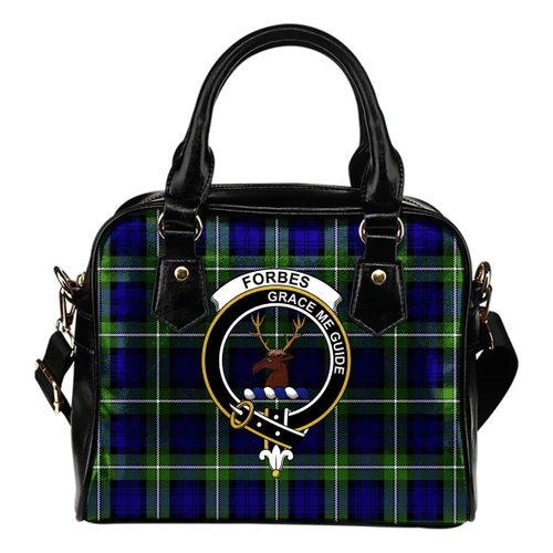Forbes Modern Tartan Clan Shoulder Handbag A9