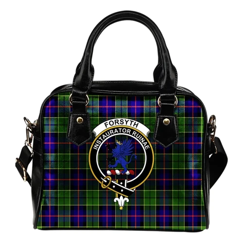 Forsyth Modern Tartan Clan Shoulder Handbag A9