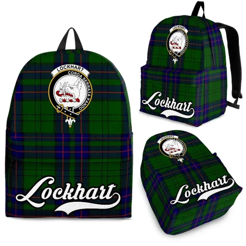 Lockhart Tartan Clan Backpack A9