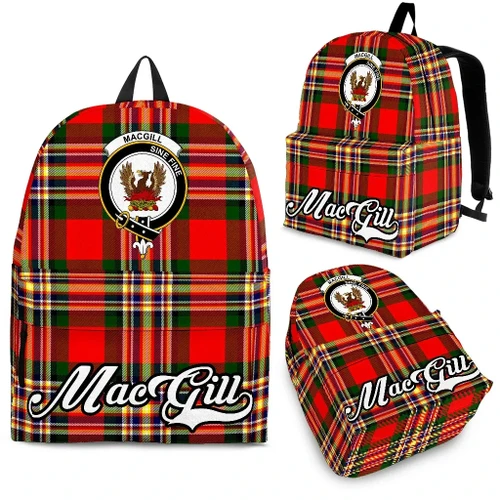 MacGill (Makgill) Tartan Clan Backpack A9