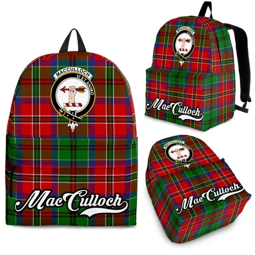 MacCulloch (McCulloch) Tartan Clan Backpack A9