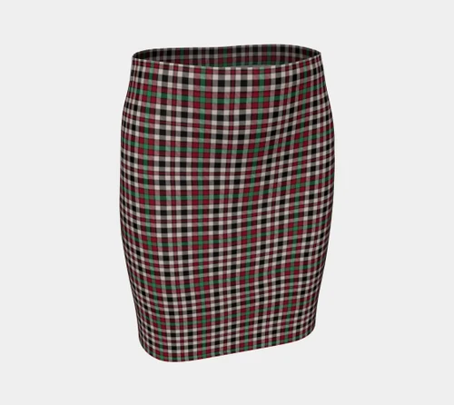 Tartan Fitted Skirt - Borthwick Dress Ancient A9