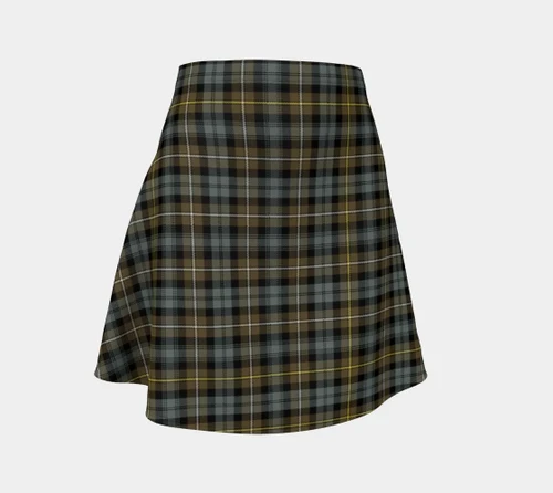 Tartan Flared Skirt - Campbell Argyll Weathered A9