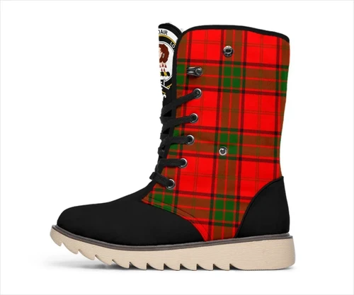 Tartan Women's Snow Boots - Clan Adair Boots - BN