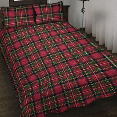 Royal Steward Tartan Quilt Bed Set K7