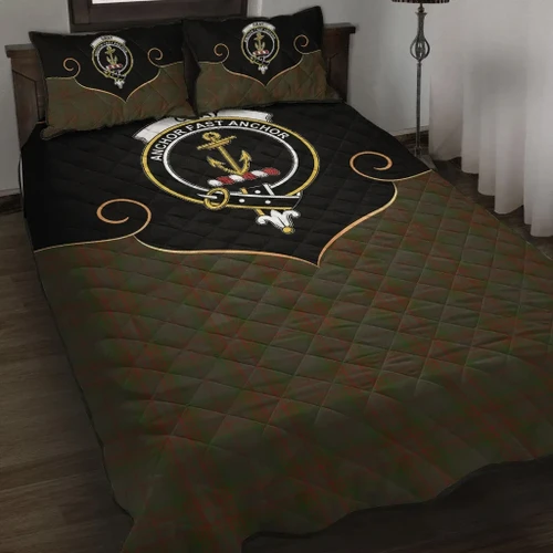 Gray Clan Cherish the Badge Quilt Bed Set K23