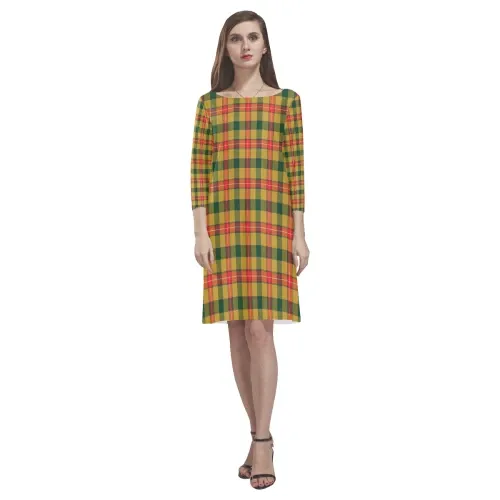 Tartan dresses - Baxter Tartan Dress - Round Neck Dress TH8
