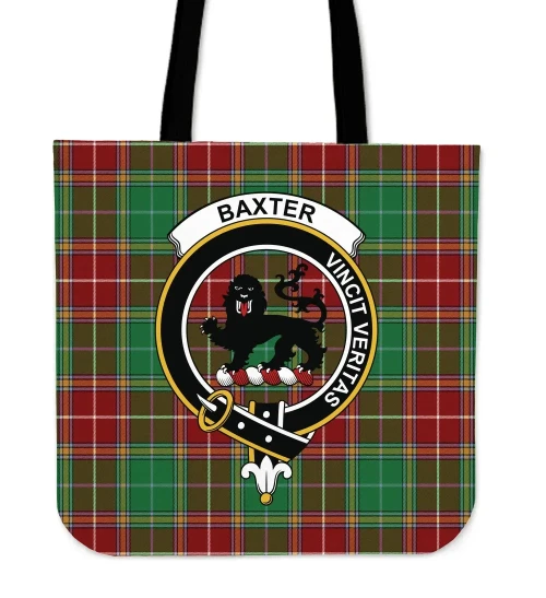 Tartan Tote Bag - Baxter Modern Clan Badge