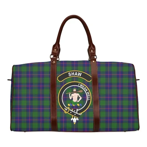 Shaw (of Sauchie) Tartan Clan Travel Bag A9