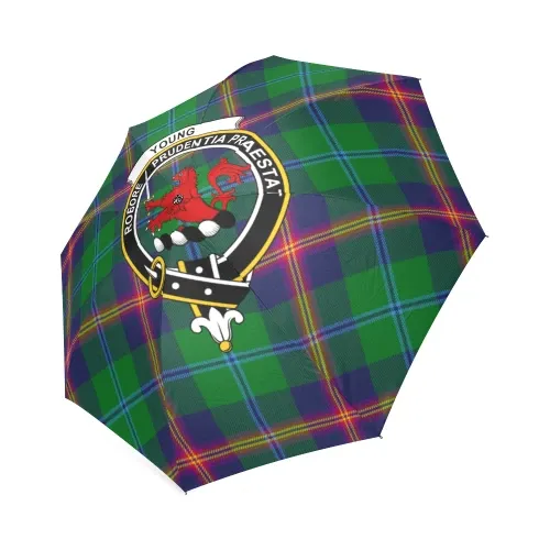 Young Modern Crest Tartan Umbrella TH8