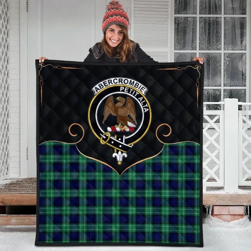 Abercrombie Clan Tartan Scotland Cherish the Badge Premium Quilt K23