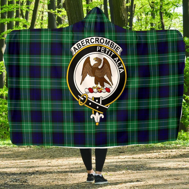 Abercrombie Clans Tartan Hooded Blanket - BN
