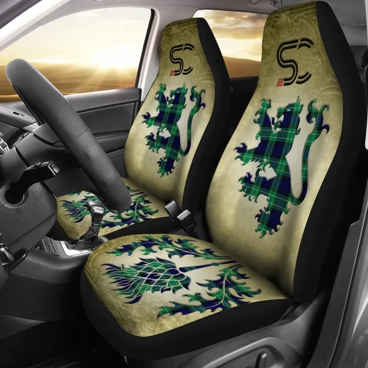 Abercrombie Tartan Car Seat Cover Lion and Thistle Special Style TH8