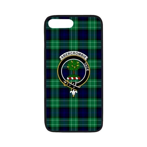 Abercrombie Tartan Clan Badge Rubber Phone Case TH8