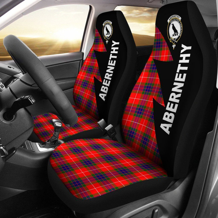 Abernethy Clans Tartan Car Seat Covers - Flash Style - BN
