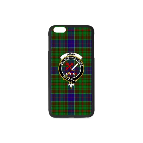 Adam Tartan Clan Badge Rubber Phone Case TH8