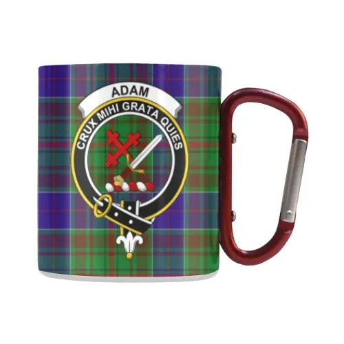Adam Tartan Mug Classic Insulated - Clan Badge K7