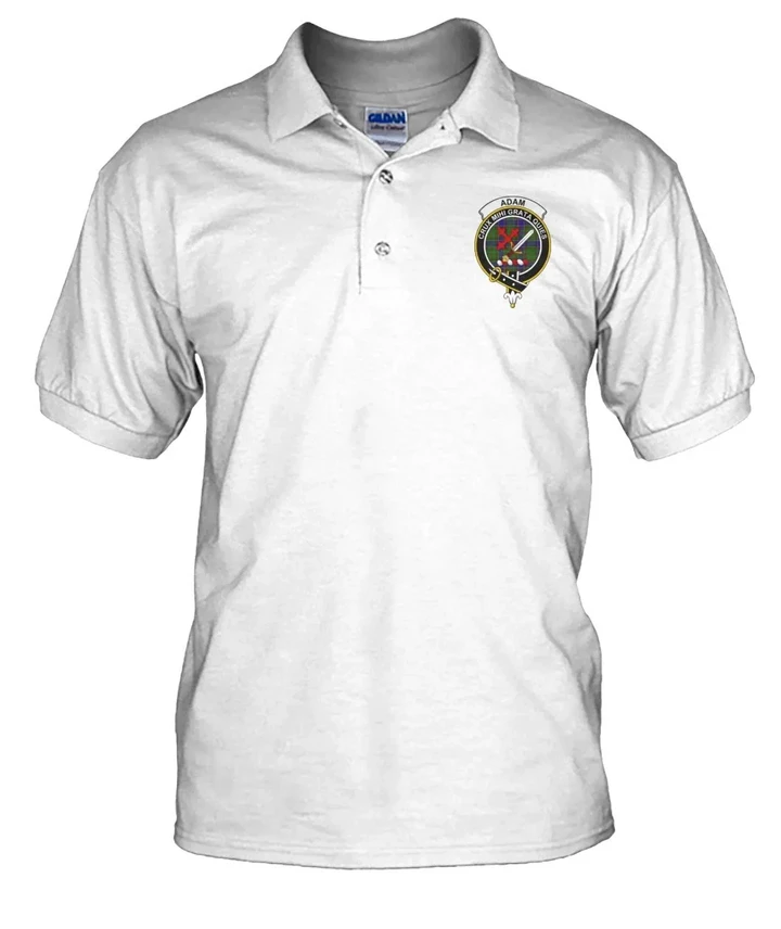 Adam Tartan Polo Shirts for Men and Women A9