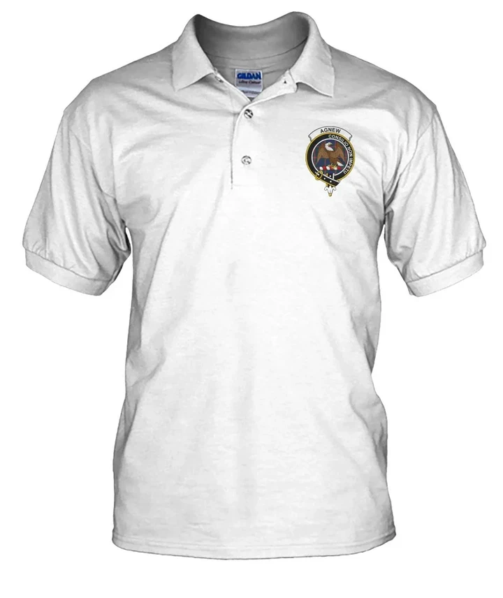 Agnew Tartan Polo Shirts for Men and Women A9