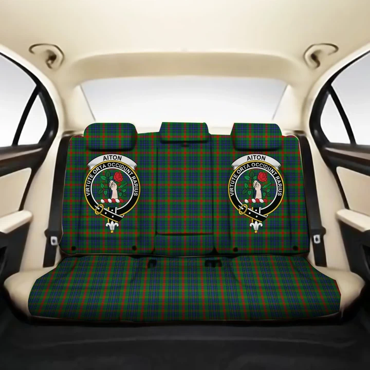 Aiton Clan Crest Tartan Back Car Seat Covers A7