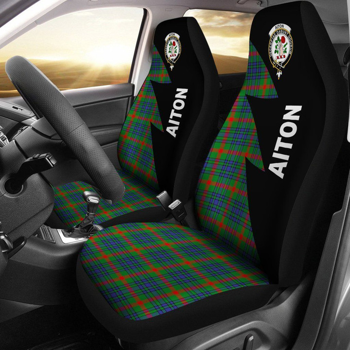 Aiton Clans Tartan Car Seat Covers - Flash Style - BN