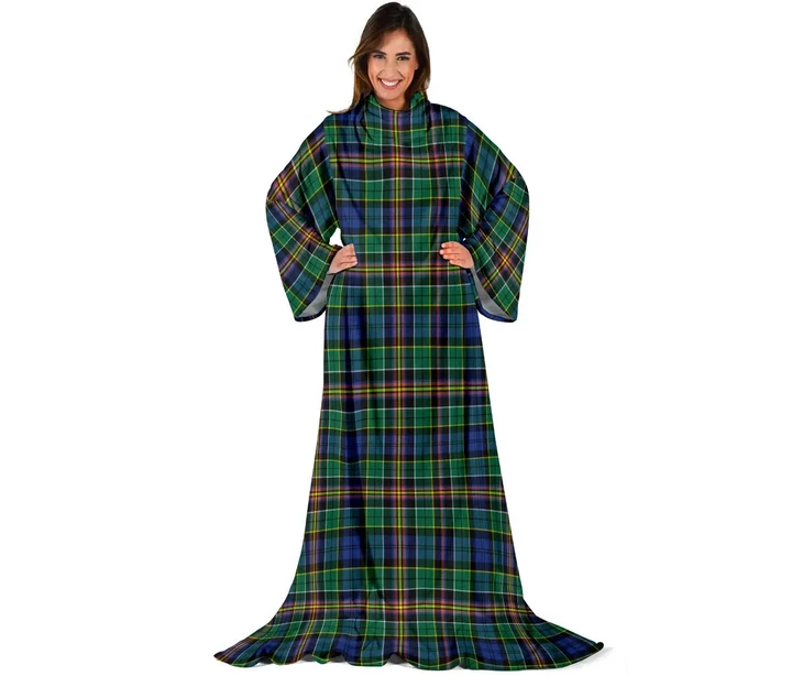 Allison Tartan Clans Sleeve Blanket K6