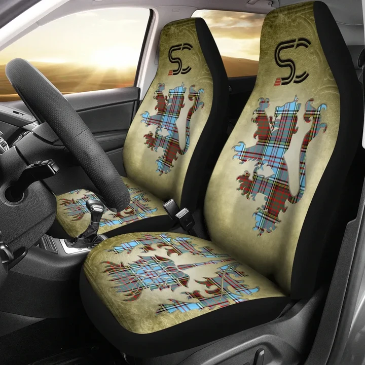 Anderson Ancient Tartan Car Seat Cover Lion and Thistle Special Style TH8