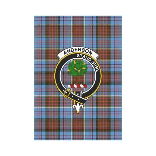 Anderson Modern Tartan Flag Clan Badge K7