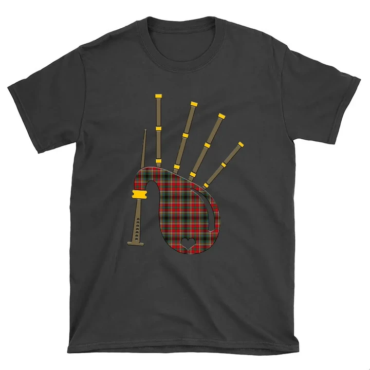 Anderson of Arbrake Tartan Bagpipes Round Neck Unisex T-Shirt TH8