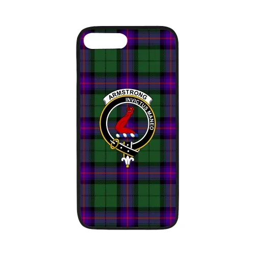 Armstrong Tartan Clan Badge Rubber Phone Case TH8