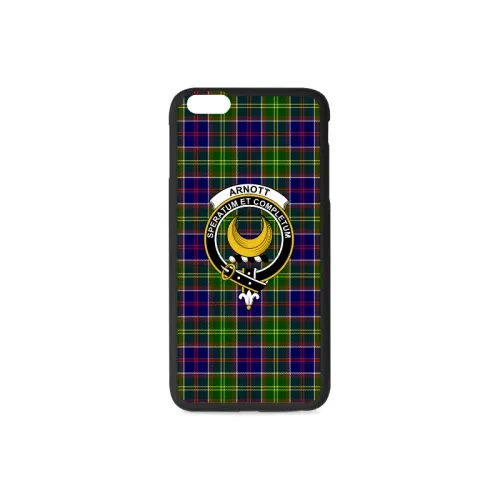 Arnott Tartan Clan Badge Rubber Phone Case TH8