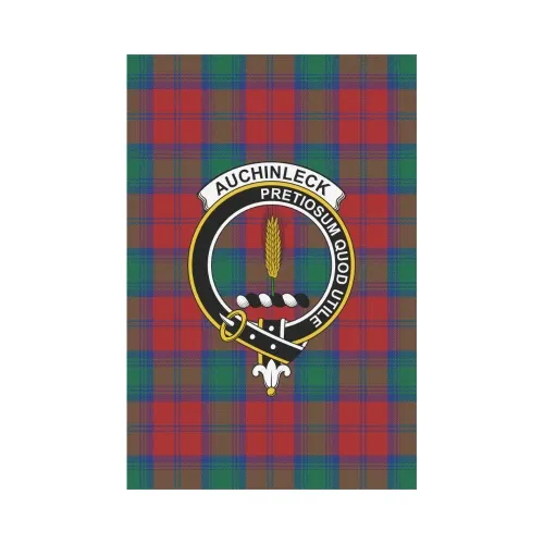 Auchinleck Tartan Flag Clan Badge K7