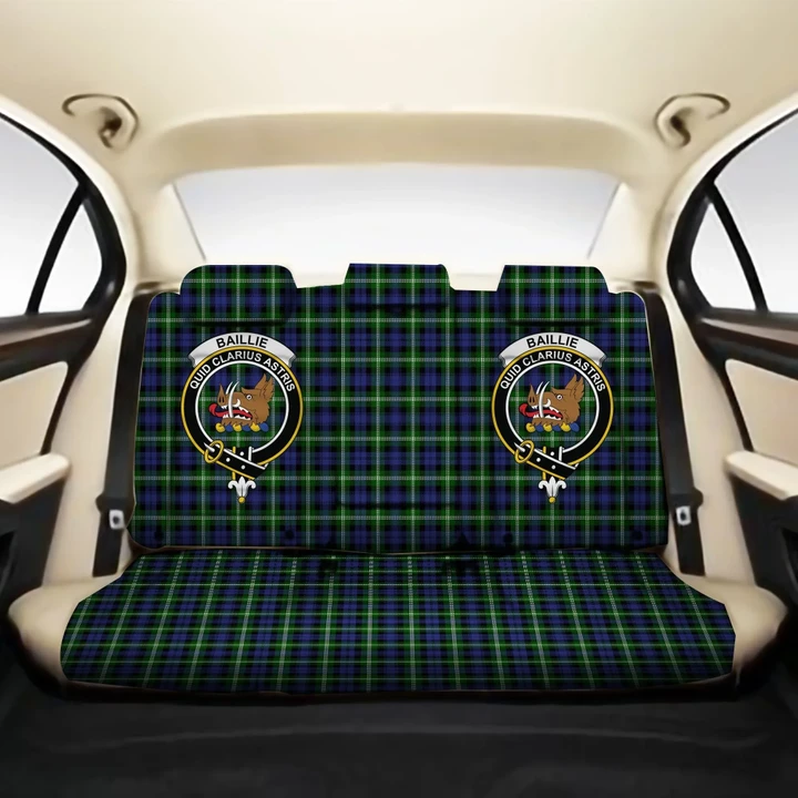 Baillie Modern Clan Crest Tartan Back Car Seat Covers A7