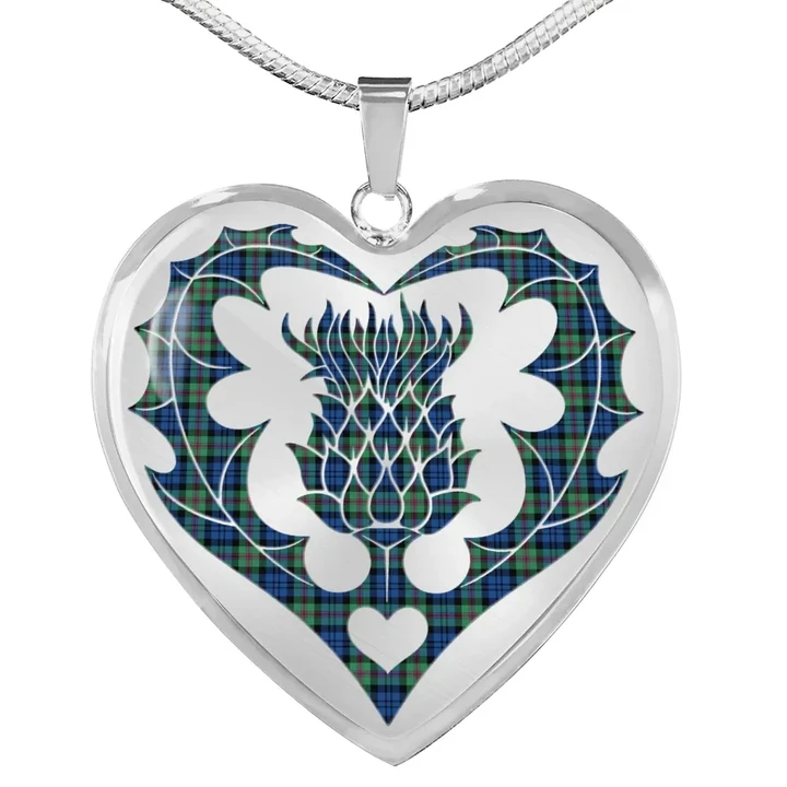 Baird Ancient Tartan Luxury Necklace Luckenbooth Thistle TH8