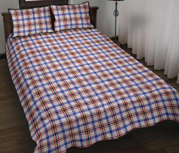Boswell Modern Tartan Quilt Bed Set K7