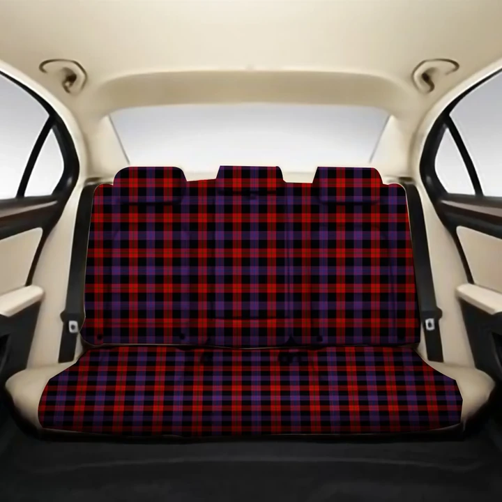 Brown Modern Tartan Back Car Seat Covers A7