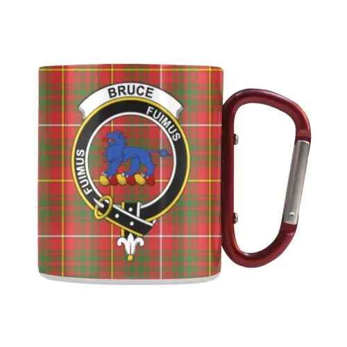Bruce Modern  Tartan Mug Classic Insulated - Clan Badge K7