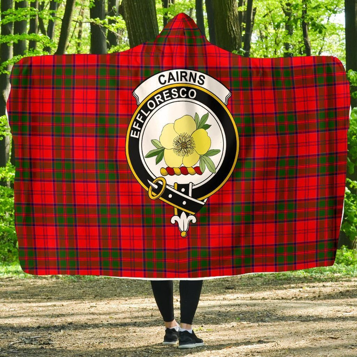 Cairns Clans Tartan Hooded Blanket - BN