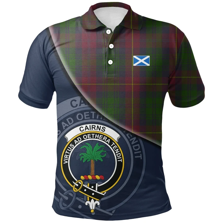 Cairns Polo Shirts Tartan Crest A30
