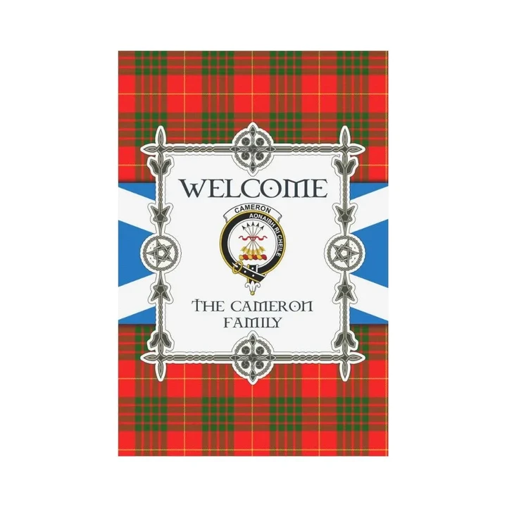 Cameron Tartan Garden Flag - New Version K7