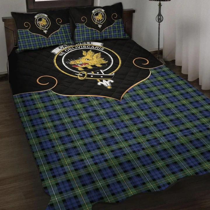 Campbell Argyll Ancient Clan Cherish the Badge Quilt Bed Set K23